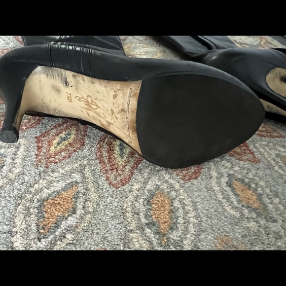 G-VGUC Cole Haan Black Boots with Stiletto Heel - Picture 9 of 16